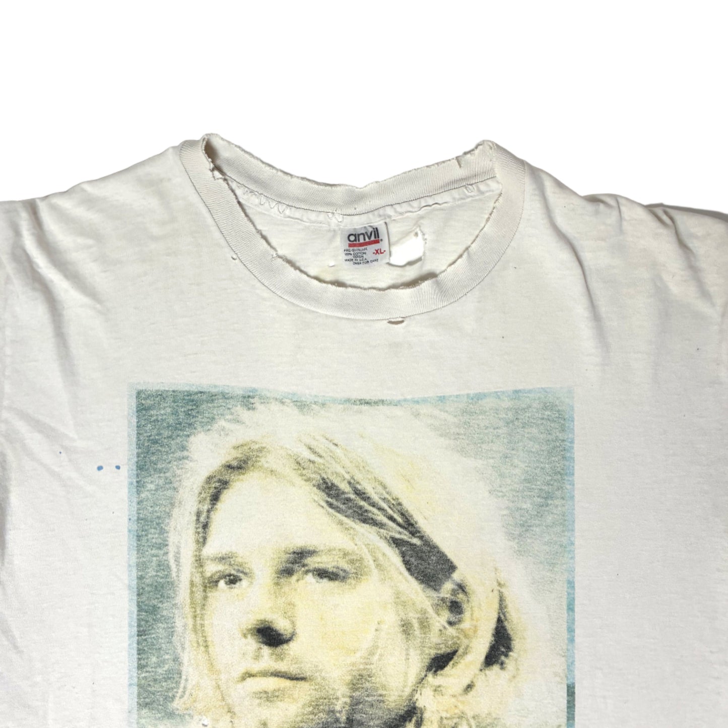 Kurt Cobain 1994 'Memorial' T-Shirt *Thrashed