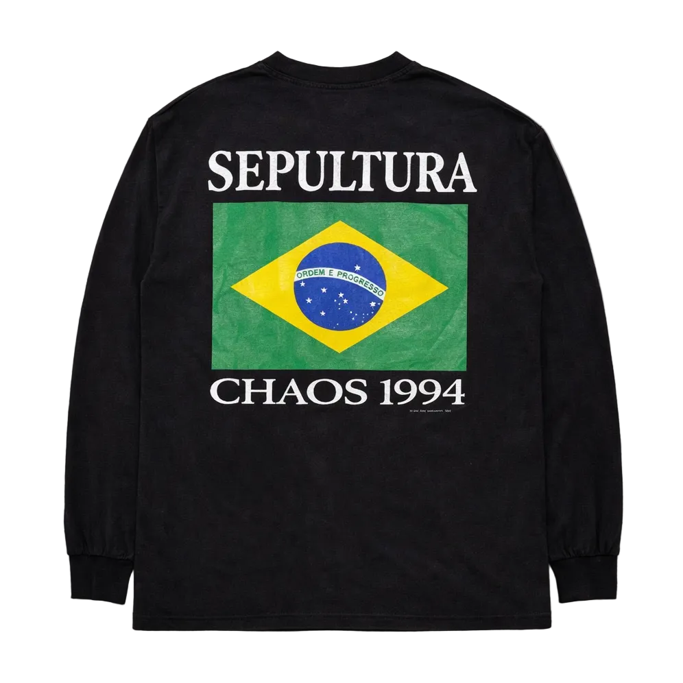 Sepultura 1994 'Korea Protest Chaos' Long Sleeve