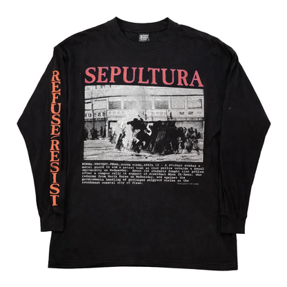 Sepultura 1994 'Korea Protest Chaos' Long Sleeve