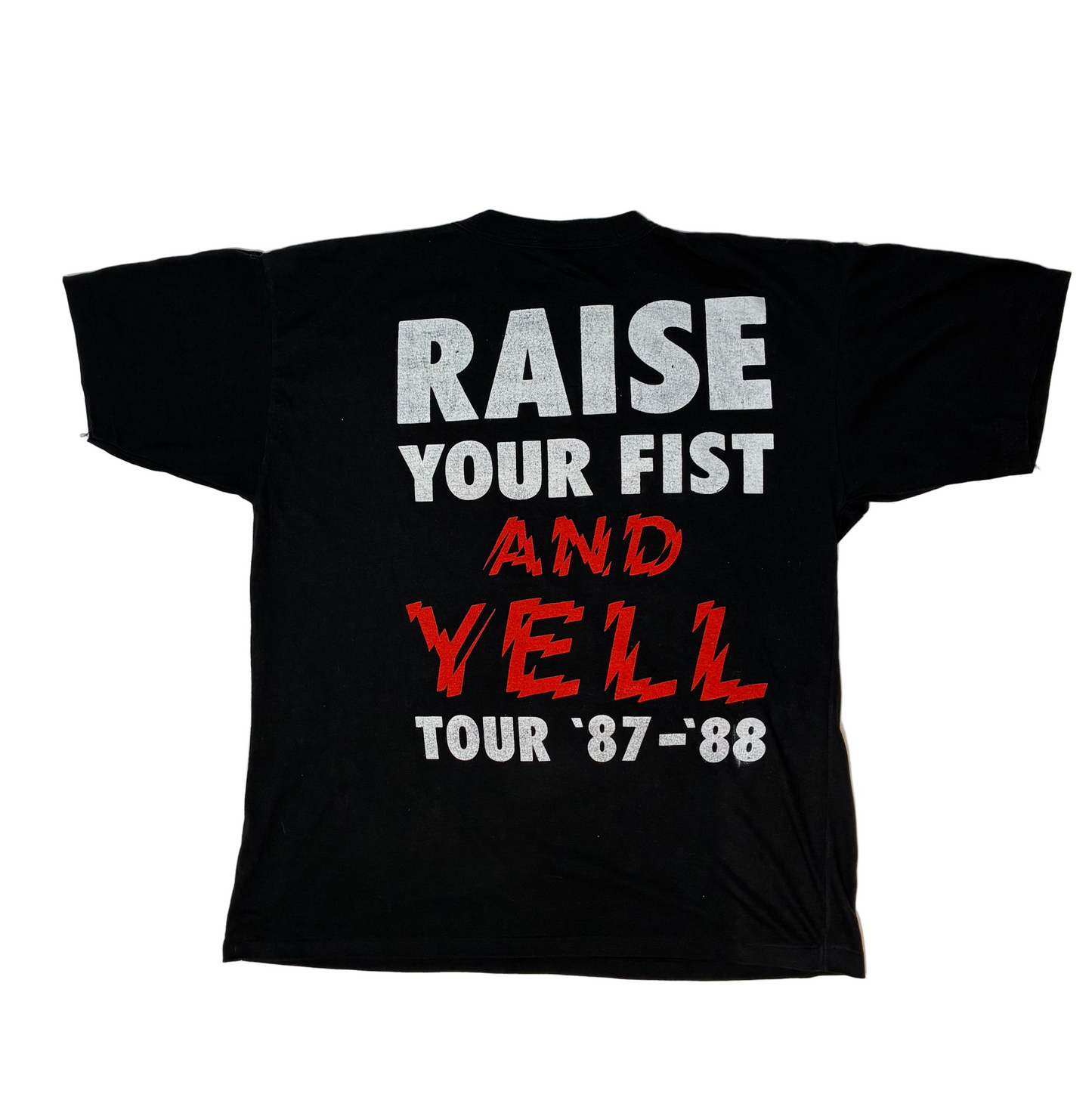 Alice Cooper 1987 'Raise Your Fist and Yell Tour' T-Shirt
