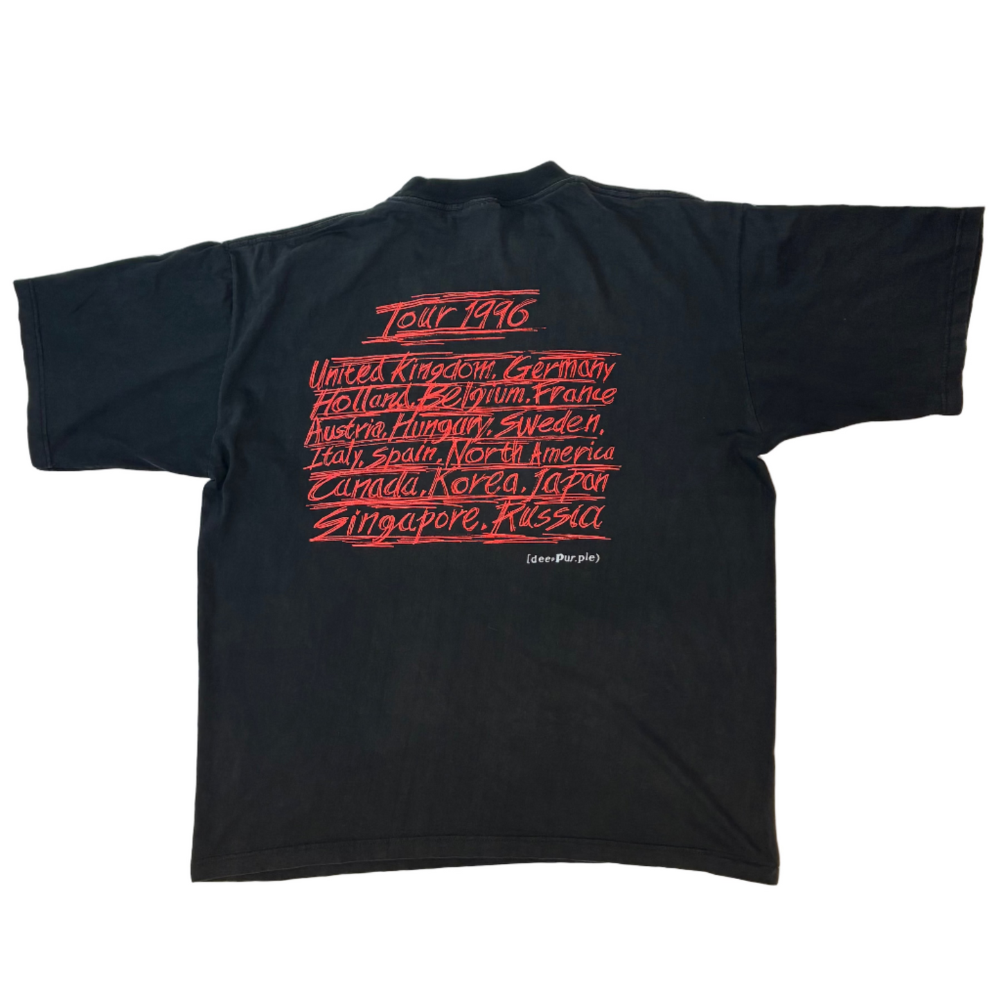 Deep Purple 1996 'Perpendicular Tour' T-Shirt