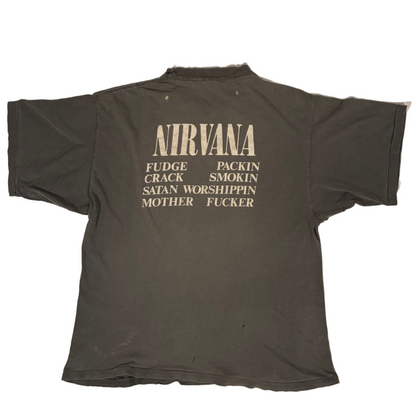 Nirvana 1989 'Vestibule' T-Shirt *Thrashed