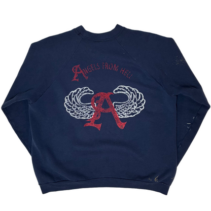 USA Military 80s 'Angels From Hell' Sweatshirt Large