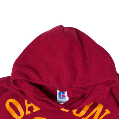 Crimson Red Russell Athletic 80s Hoodie