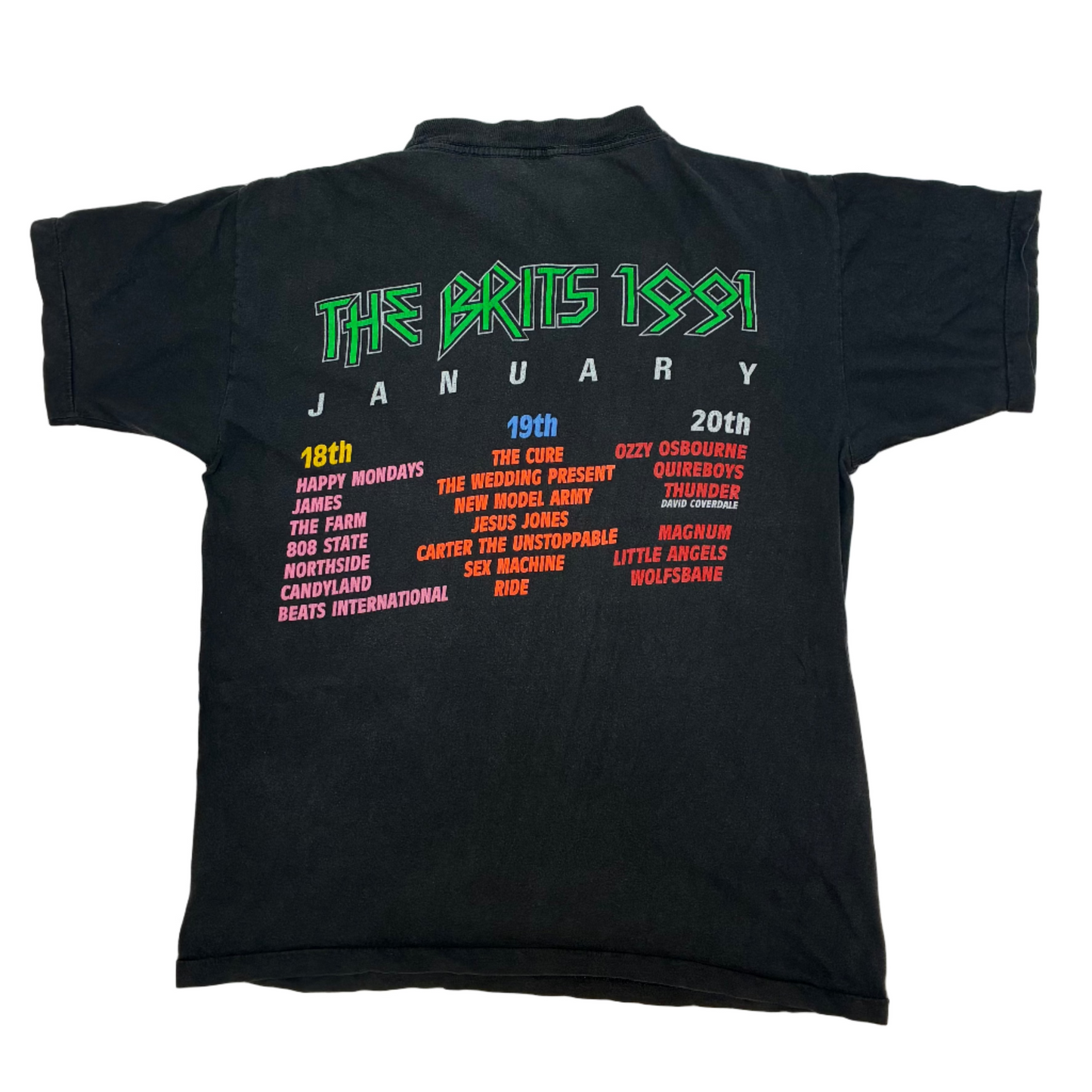 The Brits Music 1991 'Ozzy Osbourne and The Cure' T-Shirt