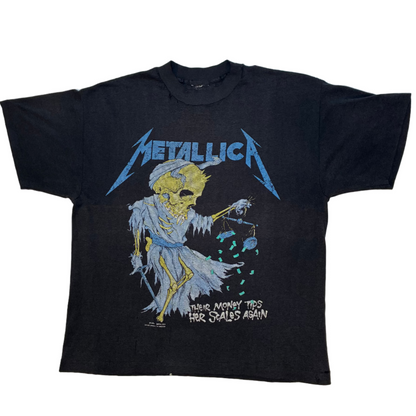 Metallica 1989 'Their Money Tips Her Scales Again' T-Shirt
