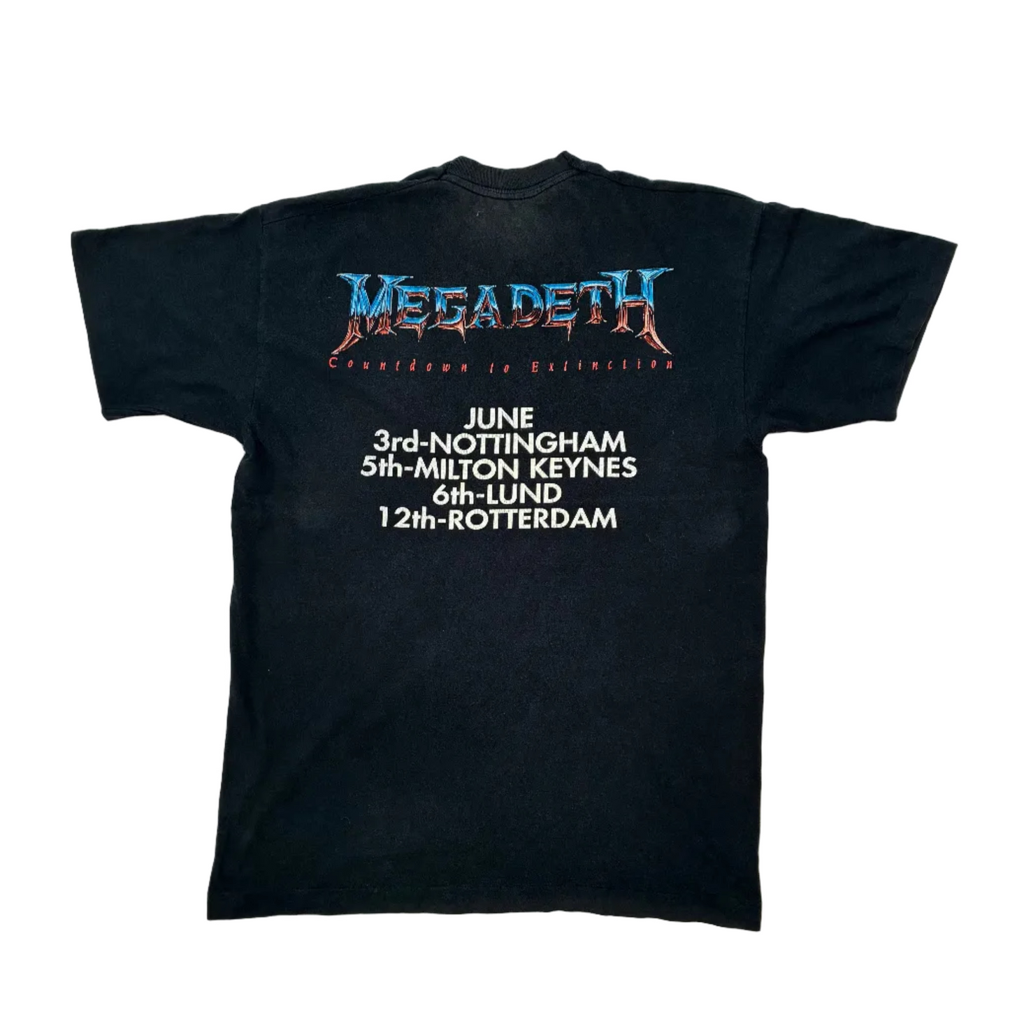 Megadeth 1992 'Countdown To Extinction Tour' T-Shirt