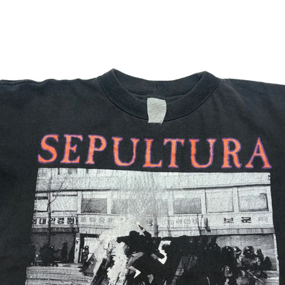 Sepultura 1994 'Korea Protest Chaos' T-Shirt