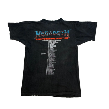 Megadeth 1992 'Countdown To Extinction Tour' T-Shirt