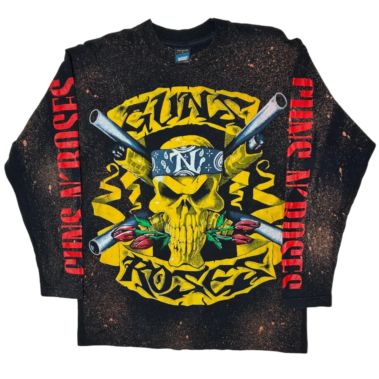 Guns N' Roses 90s 'AOP' Long Sleeve Shirt