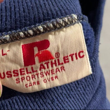 Navy Blue Russel Athletic 80s Sweatshirt