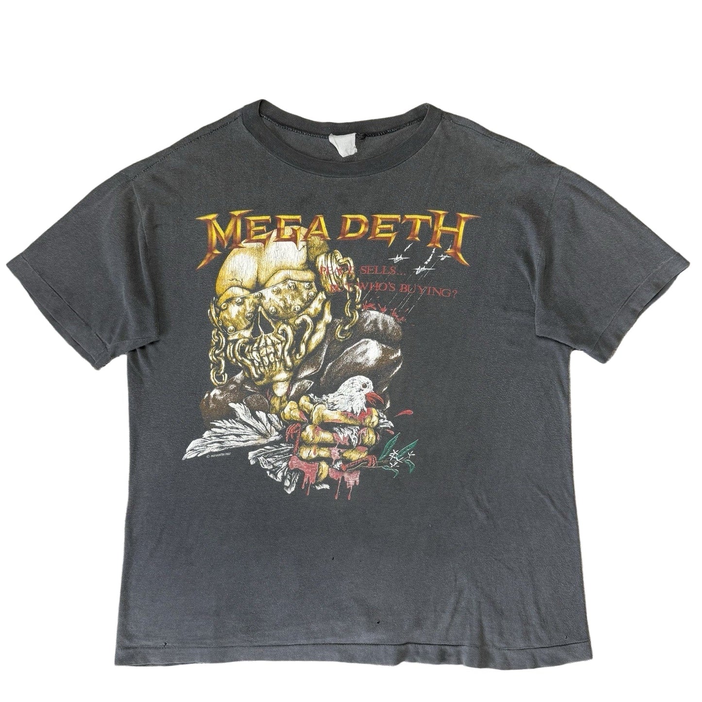Megadeath 1987 'Peace Sells Tour' T-Shirt